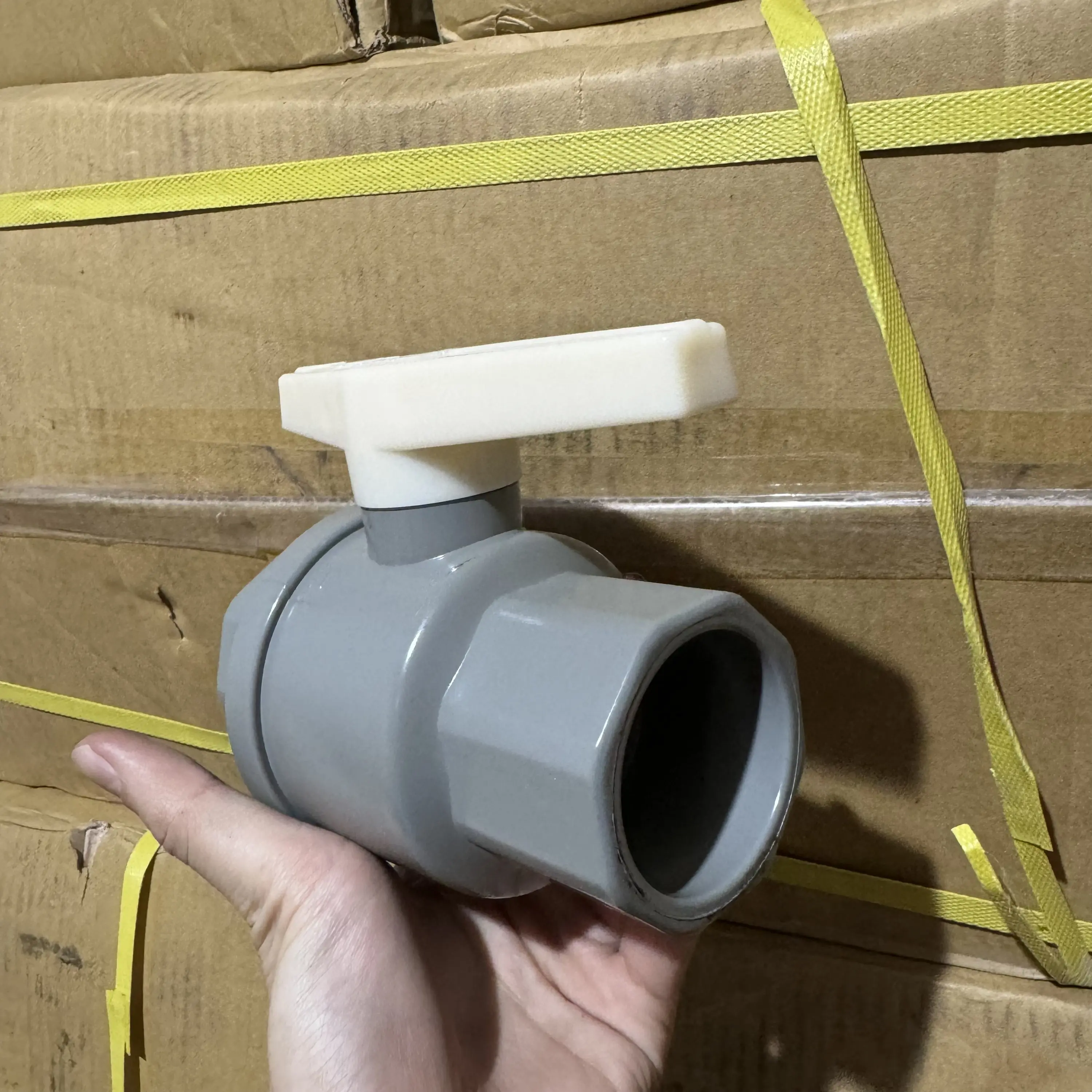 STOP KRAN Ball Valve BALLVALVE pvc 1 1/2" dim inch KDJ made in Taiwan