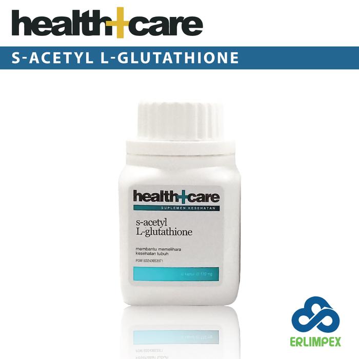 Healthcare S-acetyl-l-glutathione Ekstrak S-acetyl-l-glutathione Botol 30 Kapsul
