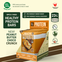 Gambar Covita Healthy Protein Bars Box - Peanut Butter Choco Crunch dari Covita Bali Kab. Badung 1 Tokopedia
