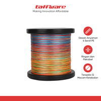 Gambar TaffSPORT Senar Tali Pancing 4 Braided Fishing Line Strong PE 300M - DM3 - Number 0.6# dari Taffware Official Store Kota Administrasi Jakarta Barat 1 Tokopedia