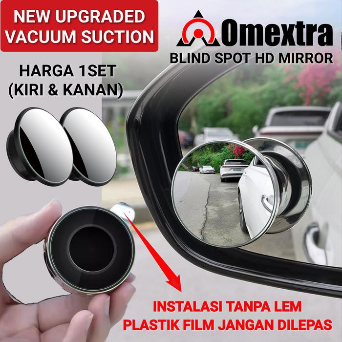 Gambar Omextra Blind Spot HD Mirror Vacuum Suction Sistem Hisap Kaca Spion Mobil Spion Titik Buta Cermin HD Blind Spot Mirror Spion Kaca Asli Set 2pcs dari OMEXTRA Kota Administrasi Jakarta Barat Tokopedia
