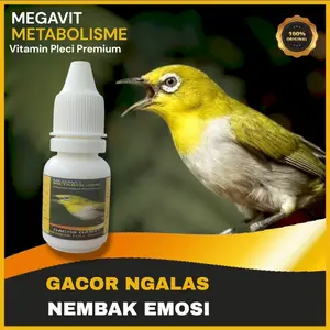 Vitamin Penggacor Burung Pleci Premium Buka Paruh Biar Gacor