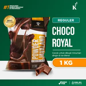 Bubuk Minuman Choco Royal Bubble Drink Powder 1kg Javaland