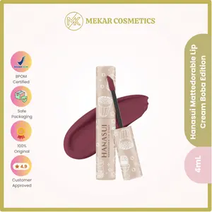 HANASUI MATTEDORABLE LIPCREAM BOBA EDITION