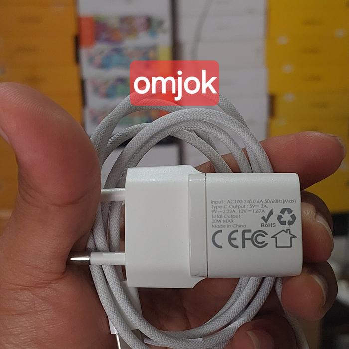 Gambar Charger IT original kabel copotan ip seri 15 16 bawaan asli 20w dari omjok Kota Administrasi Jakarta Utara Tokopedia