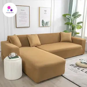 Sarung Sofa LiviCasa L Shape Elastis Anti Slip Bikin Sofa Baru Lagi