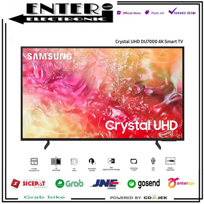 Gambar SAMSUNG UA50DU7000KXXD - LED SMART TV 50 INCH UA50DU7000 CRYSTAL UHD 4K 50DU7000 dari Enter Electronic Kota Tangerang Selatan Tokopedia