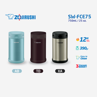 Gambar TERMOS MAKANAN ZOJIRUSHI 750 ml SW-FCE75 - BIRU MUDA dari Zojirushi Indonesia Kab. Bogor 2 Tokopedia