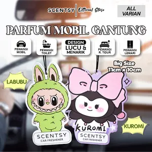 SCENTSY Parfum Mobil Gantung Karakter Lucu & Menarik Tahan Lama 14 Hari untuk Mobil Kamar Tidur Ruang Keluarga Aroma Segar Inspired By Garuda Kopi Vanila Green Tea