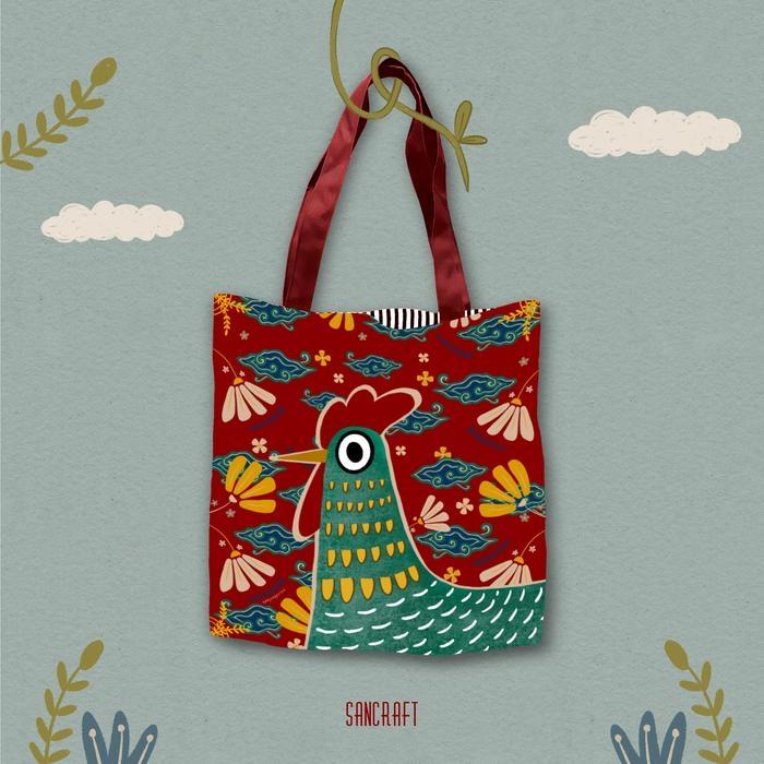 Gambar SANCRAFT - Totebag Rooster dari SANCRAFT ID Kota Administrasi Jakarta Timur Tokopedia