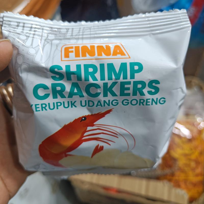 Kerupuk Finna kerupuk udang goreng Shrimp crakckers 10gr Snack - Shop ...