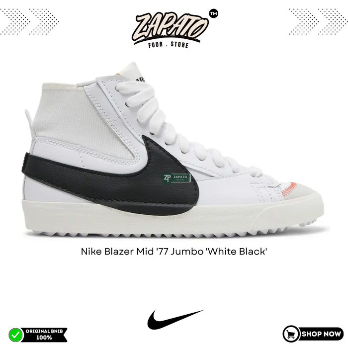 zapato blazer mid 77 negro