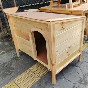 GWENIS PESANAN A.n ryu Kandang atau Rumah Anjing Ukuran P100xL70xT70 + kaki 15 cm cm atap terbuka