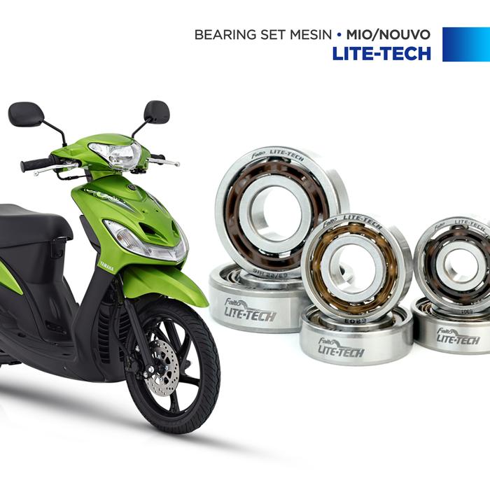 Gambar Faito Engine Bearing Set Mio Old Mio Smile Mio Sporty Mio Soul, Nouvo Fino Karbu Lite Tech dari Faito Indonesia Kota Administrasi Jakarta Timur Tokopedia