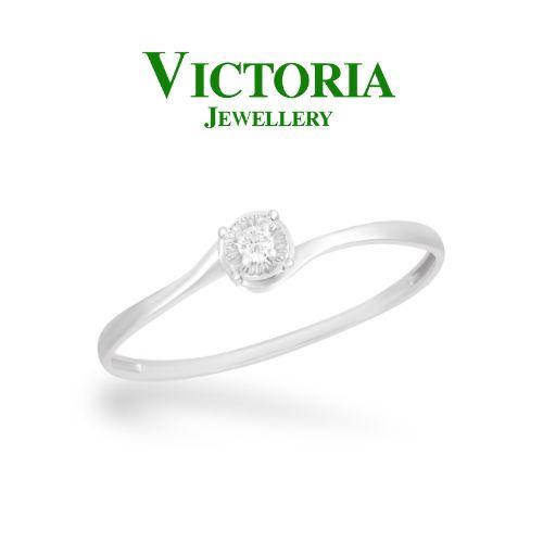 Gambar Cincin Berlian VLR626064 Victoria Jewellery dari Victoria Jewellery Online Kota Administrasi Jakarta Selatan Tokopedia