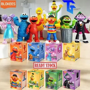 BLOKEES Sesame Street preCOOL Series ELMO 74811 - COOKIE MONSTER 74812 - BIG BIRD 74813 - ABBY 74814 - ERNIE 74841 - BERT 74842 - OSCAR 74843 - COUNT VON COUNT 74844 Plamo Figure BULUKE