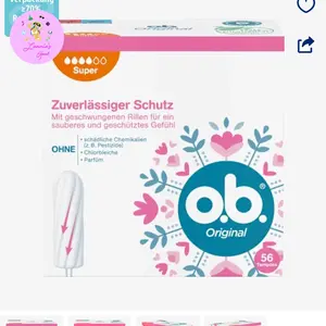 Tampons O.B Original Super, 56 pieces