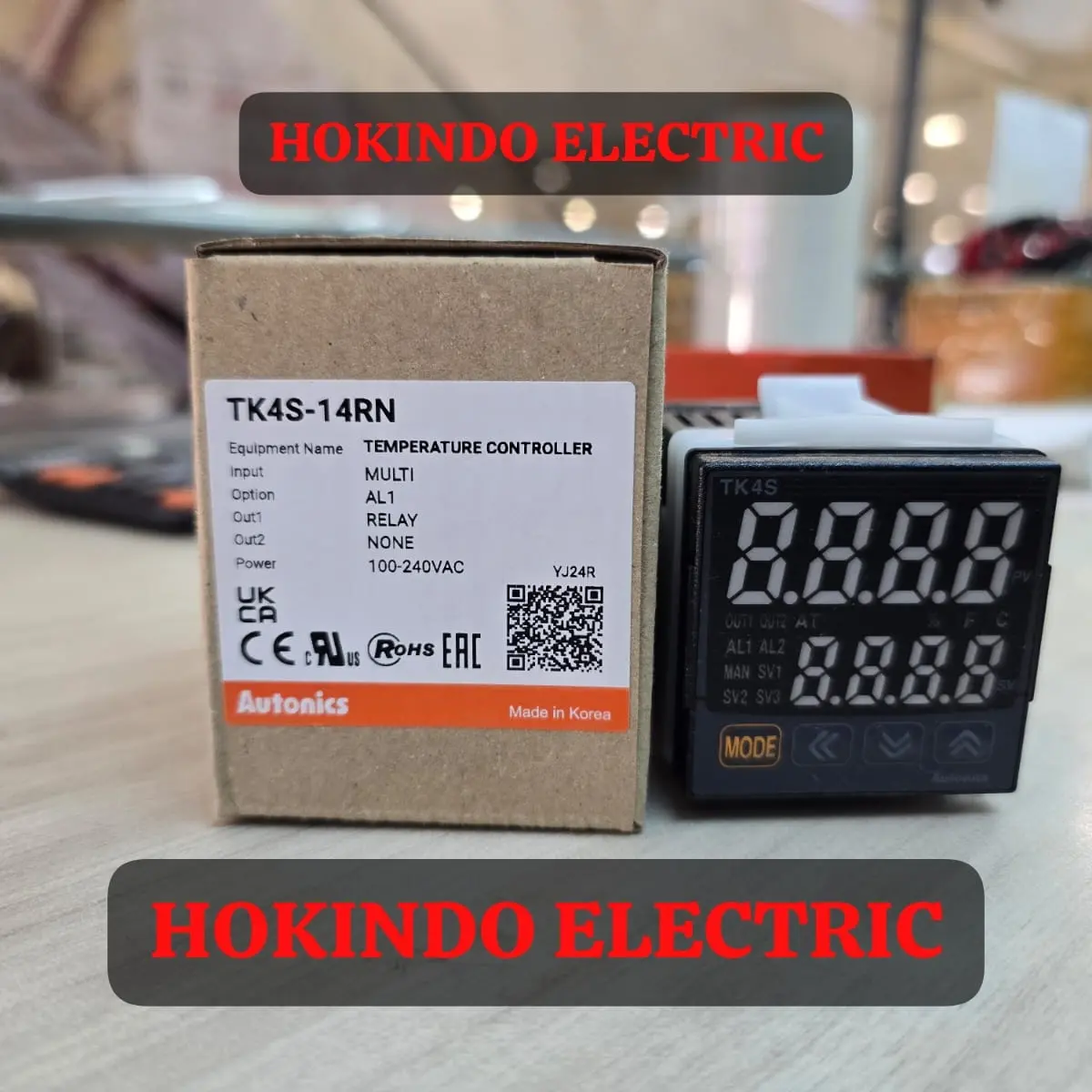 TEMPERATUR CONTROLLER AUTONICS TK4S-14RN TK4S 14RN 220V ORIGINAL KOREA