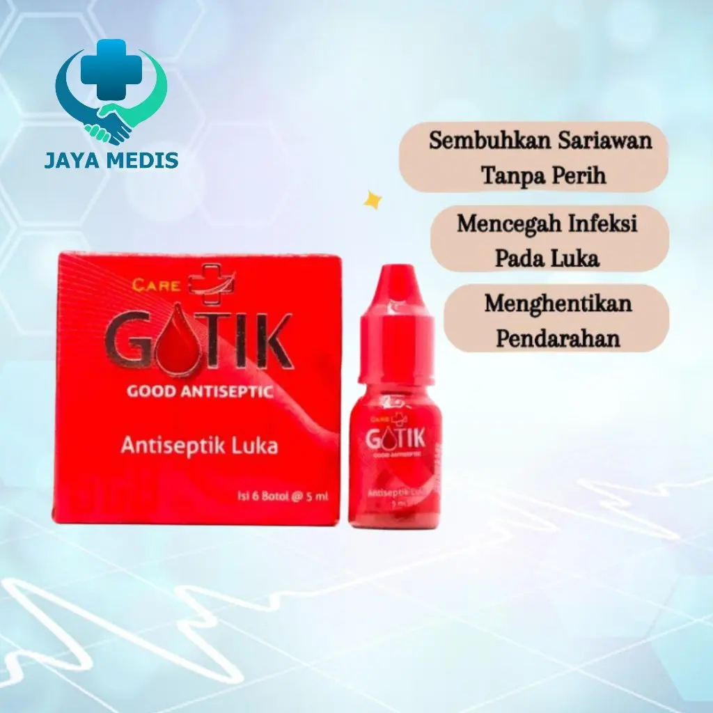 Gotik antiseptik obat sariawan 5ml