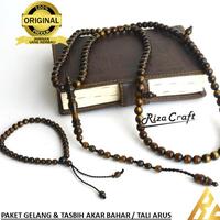 Gambar PROMO Gelang Tasbih Kayu Yuser Akar Bahar Tali Arus Hitam Emas 33 99 dari Gelang Tasbih Kayu Batu Kota Magelang 3 Tokopedia