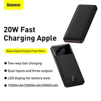 Gambar Baseus Bipow 10000mAh 20W PD Digital Display 3 Port USB-A USB-C Powerbank - White dari bestdeal_NEW Kota Administrasi Jakarta Pusat 1 Tokopedia