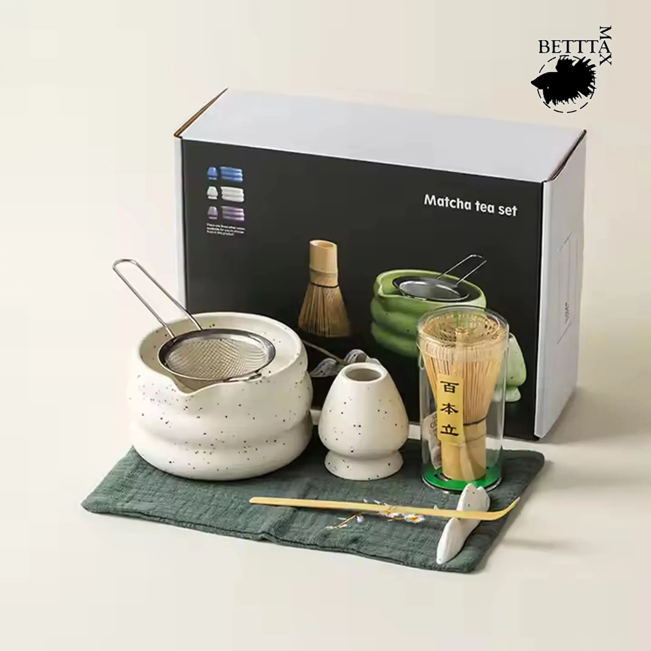 Matcha Tools Complete Set Chasen Matcha Whisk Holder Gift Set Teh Macha Tea