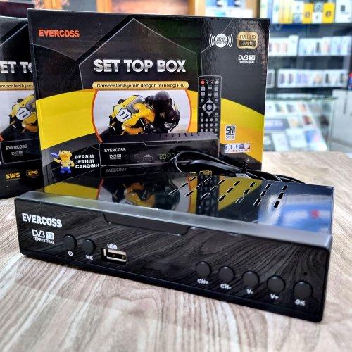 Gambar Evercoss Dus Hitam Set Top Box DVB T2 Receiver TV STB Digital Full HD dari ListrikGrosir Kota Pasuruan Tokopedia