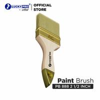 Gambar WellUp Kuas Cat Gagang Kayu Premium 2 1/2 Inch WL-888KC dari Wellup Kab. Bandung 1 Tokopedia