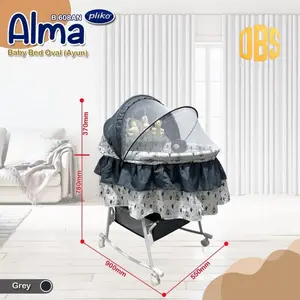Baby Box Pliko Alma B 608 AN Bisa Ayun Keranjang Tidur Bayi