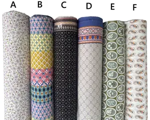Bahan kain katun rayon viscose premium motif etnik motif bunga motif pinggir motif abstrak terbaru best seller