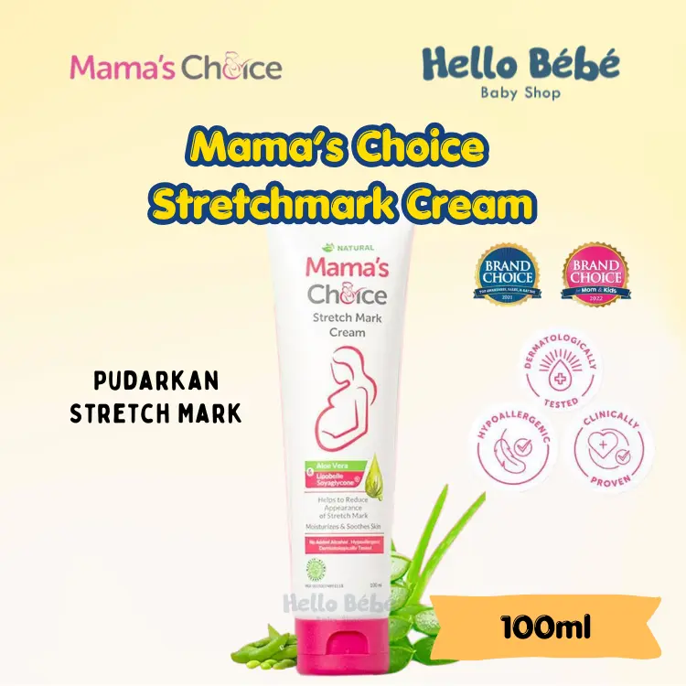 Mama Choice / Mama's Choice Stretch Mark / perawatan  Perut ibu hamil 100ml