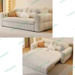 Sofabed Tarik Minimalis Modern Sofa Full Busa Super Empuk Sofa 2in1 TARIKAN RECLENING
