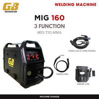 Gambar Mesin Las MIG 160 GB 3 in 1 tanpa co2 atau dengan gas dari MACHINE GARAGE Kota Medan 5 Tokopedia
