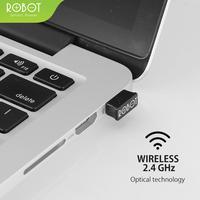 Gambar ROBOT M220 Mouse Wireless 2.4GHz Optical 1600DPI dengan Receiver USB - Hitam dari Starcomp Semarang Kota Semarang 3 Tokopedia