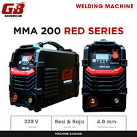 Gambar Mesin Las MMA 200 GB red series dari MACHINE GARAGE Kota Medan 3 Tokopedia