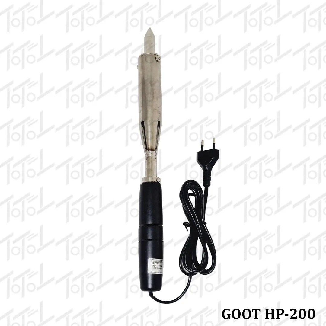 GOOT Solder 200 watt HP200 / Solder 200W / Heavy Duty Soldering Iron / Solder Patri Lurus / Sheet Metal Soldering Iron GOOT HP200 ORI