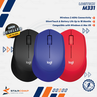 Gambar Logitech M331 Mouse Wireless Silent Click Ergonomis - Hitam dari Starcomp Semarang Kab. Banyumas 1 Tokopedia
