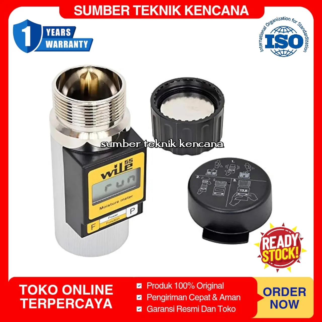 ALAT UKUR KADAR AIR BIJI BIJIAN WILE 55 GRAIN MOISTURE METER