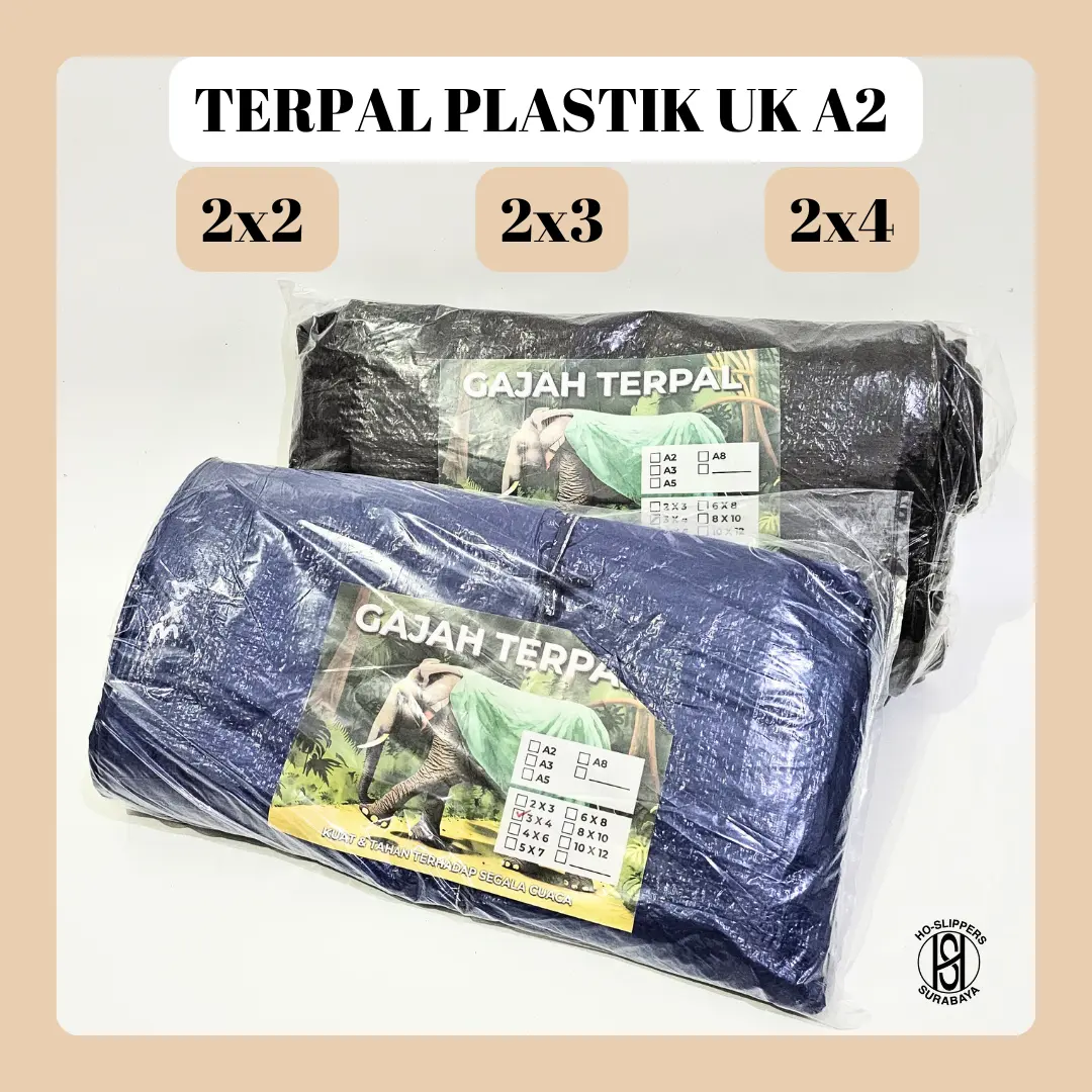 TERPAL A2 UK 2X2 2X3 2X4  / TERPAL PLASTIK / TERPAL A2 / TERPAL MURAH