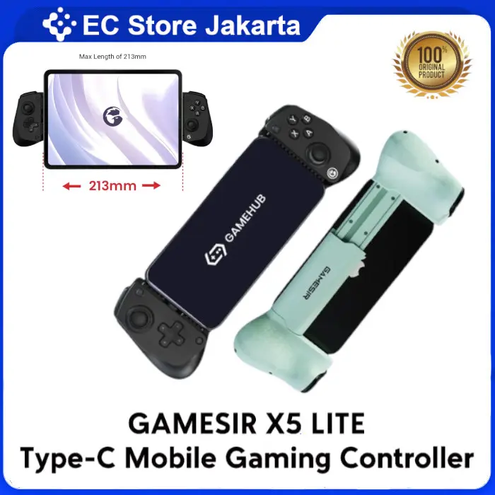 GameSir X5 Lite Type C Mobile Gaming Controller Gamepad Stick Untuk Android iPhone 15 Series