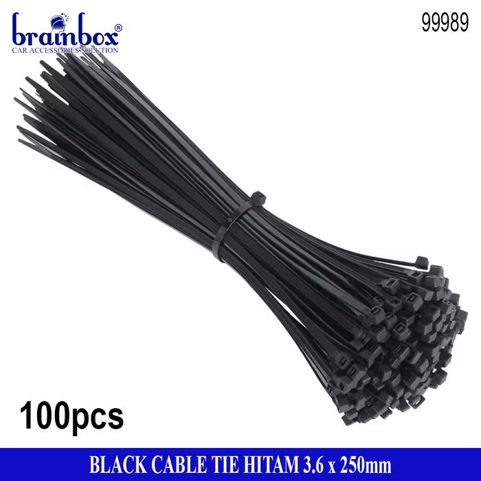 Gambar Cabel Ties Hitam 3.6x250mm Kabel Tie Tis Pengikat Kantong Plastik Kabel Serbaguna Multifungsi Pengrapih Kabel Tali Ripet Sabuk dari Brainbox Car and Home Kota Batam Tokopedia