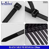 Gambar Cabel Ties Hitam 3.6x250mm Kabel Tie Tis Pengikat Kantong Plastik Kabel Serbaguna Multifungsi Pengrapih Kabel Tali Ripet Sabuk dari Brainbox Car and Home Kota Batam 5 Tokopedia