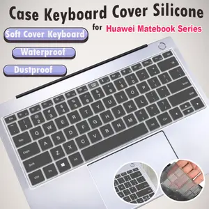 Huawei Matebook D14 2024 Keyboard Cover Color Softcase Silikon TPU Pelindung Cover Keyboard Laptop Protector Keyboard Casing Silicone