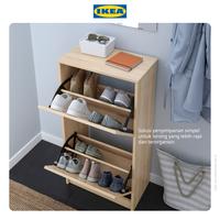 Gambar IKEA BISSA Rak Kabinet Sepatu Dengan 2 Kompartmen Kayu 49x28x93 cm   Furniture dari IKEA Indonesia Kota Administrasi Jakarta Timur 3 Tokopedia