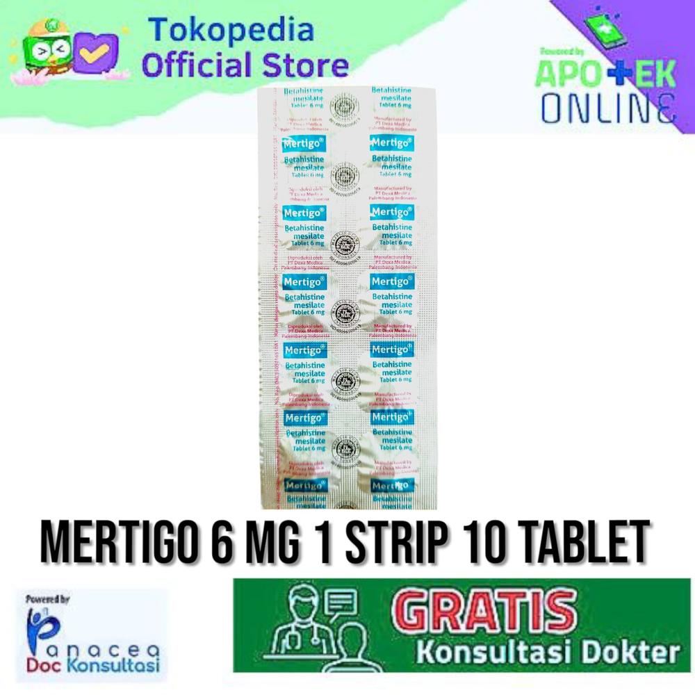 MERTIGO 6 MG STRIP 10 TABLET