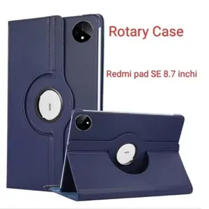 Sarung Rotary For Redmi pad SE 8.7 inchi 2024 leather flip cover / case for redmi pad se / casing for redmi pad se / for redmi pad se