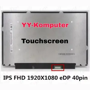 Layar LED LCD Laptop Lenovo Carbon X1 6th gen 6 2018 B140HAK02.3 14.0 inch 40 pin Narrow FHD Touchscreen