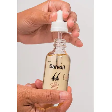 SALVOIL Rosemary oil Penyubur Rambut Kebotakan M Rntok Kering Kusam 3