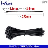 Gambar Cabel Ties Hitam 3.6x250mm Kabel Tie Tis Pengikat Kantong Plastik Kabel Serbaguna Multifungsi Pengrapih Kabel Tali Ripet Sabuk dari Brainbox Car and Home Kota Batam 4 Tokopedia