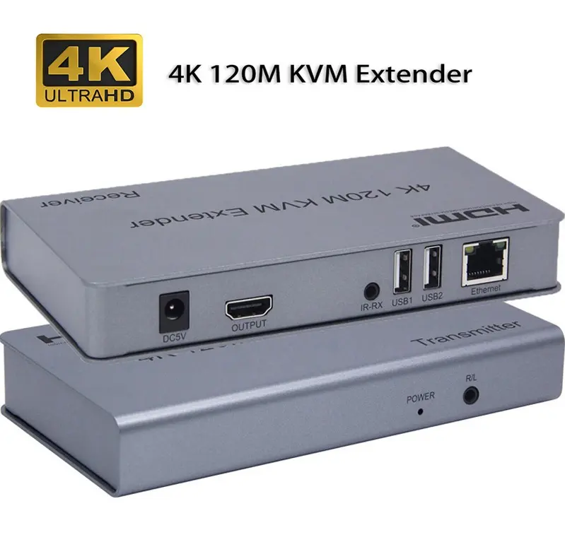 KVM HDMI Extender 120m Ultra HD 4K HD Extension with loop